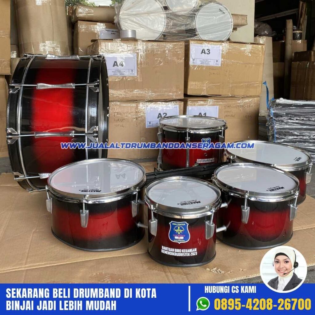 Jual Alat Musik Drumband SMP 1 Set di Binjai, Sumatera Utara Lengkap,Berkualitas dan Terjangkau (1)