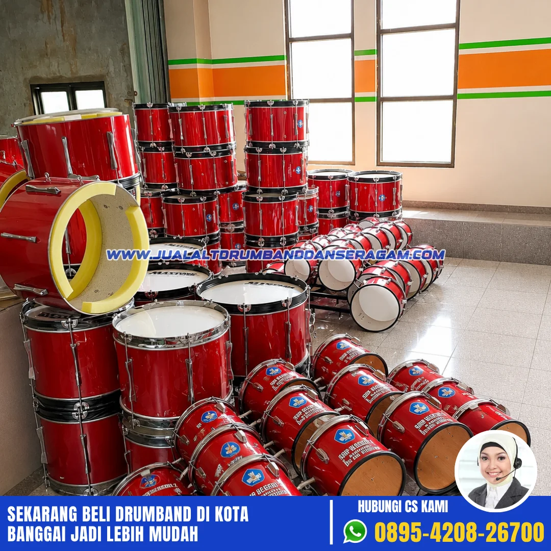 harga 1 set alat drumband sd serang, banten jual drum band di banggai (1) jual baju drumband serang, banten