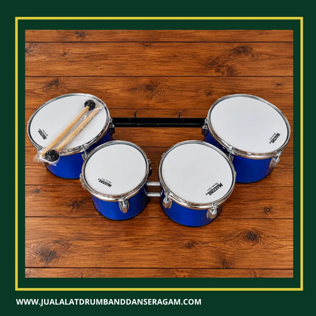 Kelengkapan Tam Tam Drum Band: Harness dan Stik Pemukul